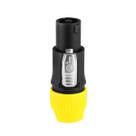 Conector Speakon Macho 4 Vias De Linha Resistente Com Trava FL4P Santo Angelo