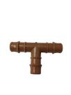 Conector Te Dentado Netafim 16/17mm P/ Tubo PLBD 10 Unidades