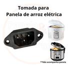 Conector tomada para panela de arroz e de pressão elétrica