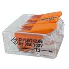 Conector Tripolar de Plastico pra Conectar Fios Tecnolar