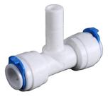 Conector União T Engate Rápido Pino 1/4" x 1/4" x 1/4" para Mangueira Alta Resistência