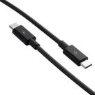 Conector USB C para USB C 1M Carregamento Rápido Preto