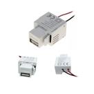 Conector Usb Charger 5v 2.1a Preto Qm99082.11 Qtmov BRANCO