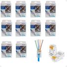 Conector Vazado RJ45 1000 Un. KIT 10 CAIXAS ATACADO