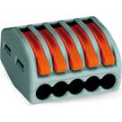 Conector Wago 5P 08 4,0M 32A 222-415 - Kit C/40 Unidades