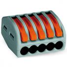 Conector Wago 5P 08 4,0M 32A 222-415 . / Kit C/ 40 Unidades