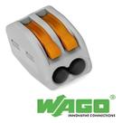 Conector Wago Borne Emenda Para 2 Fios -222-412 10 Peças