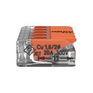 Conector Wago Compacto Emenda 5 Fios Mod 221-615 Kit c/10Un