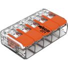 Conector Wago Emenda 5 Polos - 6Mm - 41A. 221-615 - Kit C/15 Pecas