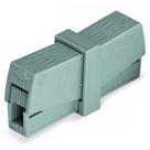 Conector Wago Passagem 1 Polo - 0,5 A 2,5Mm - 224-201 Cinza . / Kit C/ 10 Peças