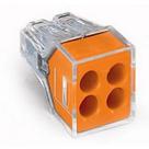 Conector Wago Pressao 4Polos - 0,75 A 2,5Mm - 773-104 . / Kit C/ 10 Peças Conector Wago Pressao 4Polos - 0,75 A 2,5Mm - 773-104 . / Kit C/ 10 Peças