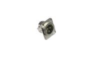 Conector XLR de Painel MakPro Cromado MK-XLRP