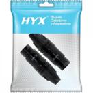 Conector XLR Fêmea 3 Pólos Niquelado HX081F Preto HYX - PCT / 2