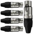 Conector Xlr Femea Wc 1003 Fl Bk Ni 3p Cabo Wireconex 05 Unidades F108 Conector Xlr Femea Wc 1003 Fl Bk Ni 3p Cabo Wireconex 05 Unidades F108