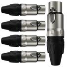 Conector Xlr Femea Wc 1003 Fl Bk Ni 3p Cabo Wireconex 05 Unidades Conector Xlr Femea Wc 1003 Fl Bk Ni 3p Cabo Wireconex 05 Unidades