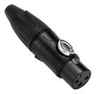 Conector Xlr Linha Pesada Fêmea Tipo Xlr Linha Pro Devox Nfe