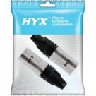 Conector XLR Macho 3 Pólos Niquelado HX082M HYX - PCT / 2