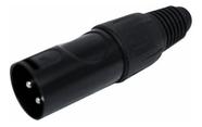 Conector Xlr Macho Linha Pesada Tipo Xlr Pro Csr