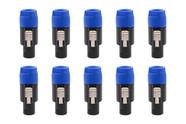 Conectores de alto-falante MOTOKU 2 pinos macho Plug 10PCS NL2 Conectores de alto-falante MOTOKU 2 pinos macho Plug 10PCS NL2