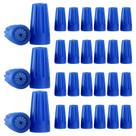 Conectores de Emenda Impermeáveis Creztail 30 Unidades 22-12 AWG Azul