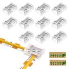 Conectores de faixa de LED EMITEVER 8 mm em forma de T 12 unidades 5V-48V
