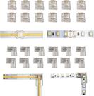 Conectores de faixa de LED SWOTU 2 pinos 10 mm retos e em forma de L x24