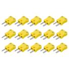 Conectores de fio de termopar MECCANIXITY K tipo 200 C 15 unidades