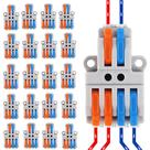 Conectores de fio MELIFE MELFIE 20PCS 2 em 4 saídas AWG 28-12 Conectores de fio MELIFE MELFIE 20PCS 2 em 4 saídas AWG 28-12