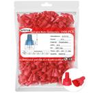 Conectores de fio SUTETLW Red 1000PCS Winged Electric 18-8 AWG