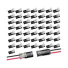 Conectores de Fita LED de Duplo Fio com Trava, Conectores de Fita LED de Baixa Tensão com 2 Pinos Conectores de Fita LED de Duplo Fio com Trava, Conectores de Fita LED de Baixa Tensão com 2 Pinos