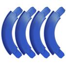 Conectores de pista AHPOON compatíveis com Hot T Wheels, curva de 90, pacote com 4 Conectores de pista AHPOON compatíveis com Hot T Wheels, curva de 90, pacote com 4