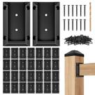 Conectores de suporte de corrimão de convés Eapele para madeira de corrimão 2x4 Conectores de suporte de corrimão de convés Eapele para madeira de corrimão 2x4