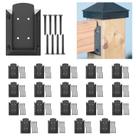 Conectores de suportes de corrimão de convés KASTFORCE KF4013 para postes de madeira 2x4