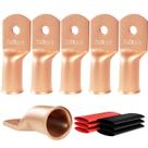 Conectores de terminal de anel Wire Lugs 2/0 AWG Sanuke 6 unidades