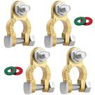 Conectores de Terminal de Bateria XIOGZAXI M8 x 21mm - 2 Pares com Parafuso