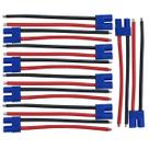 Conectores EC3 Macho/Fêmea para Bateria Lipo RC - Pacote com 5 Pares