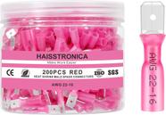 Conectores Heat Shrink Male Spade Haisstronica 200PCS Red