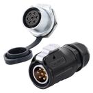 Conectores impermeáveis CNLINKO LP20 7 pinos IP68 circulares