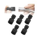 Conectores Rápidos De Plástico Com Rosca De 1/2 Polegada Para Tubos De Água, 5 Peças, Adaptador Para