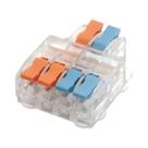 Conectores Rápidos Mini Para Fiação 10-50 PCS, Bloco Terminal Elétrico Compacto Universal Com
