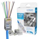 Conectores (Rede) Exbom Rj45 Cat5E Vazado Ex-Rj45 C/100