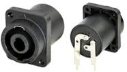 Conectores speakON para Montaje en Panel NEUTRIK / Conectores de Altavoz con Bloqueo Giratorio (NLJ2MDXX-H, 1)