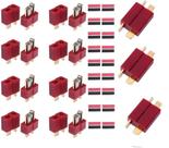 Conectores T Plug FLY RC 10 pares macho/fêmea com 20 tubos retráteis