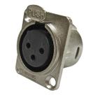 Conectores xlr femea painel - wireconex