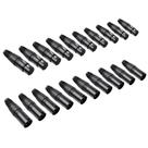 Conectores XLR SZLliyxs, pacote com 20, 10 pares, 3 pinos, macho/fêmea
