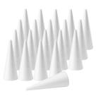 Cones de espuma artesanais FFChuanhe, 20 unidades, 5,6 x 11 cm, brancos Cones de espuma artesanais FFChuanhe, 20 unidades, 5,6 x 11 cm, brancos