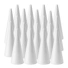 Cones de espuma artesanais FFChuanhe, 7,9 x 2,9 polegadas brancos, pacote com 20