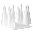 Cones de espuma YURN Craft 7x20 cm, pacote com 8 unidades para artesanato Cones de espuma YURN Craft 7x20 cm, pacote com 8 unidades para artesanato