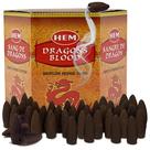 Cones de incenso TRUMIRI Dragons Blood Hem 40 Scente+conjunto de presente