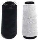 Cones de Linha Kron 120 Branco e Preto Para Máquina Costura Tubo 1500m